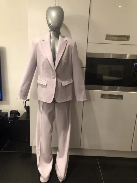 Smart Summer Trouser Suit Wide Leg Size 14