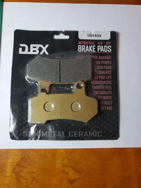 DBX Brake Pads Fits Harley davidson FLHX Street Glide ’08-20 OE Replacement