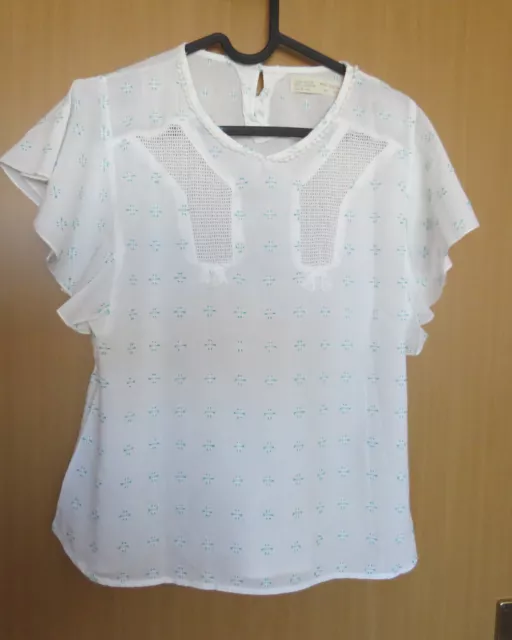 Zara Mädchen Bluse weiß Gr. 164