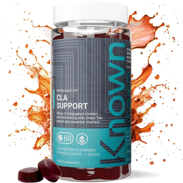 CLA SUPPORT 80MG Gummies Conjugated Linoleic Acid Gummies with Green