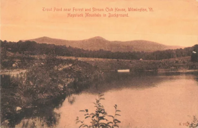 Postcard Trout Pond Forest and Stream Club House, Wilmington, VT VTG VPC03.