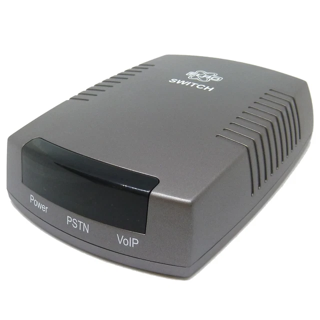 ELRO MA934G VOIP analog Telefon Adapter Switch Kombination Festnetz Skype