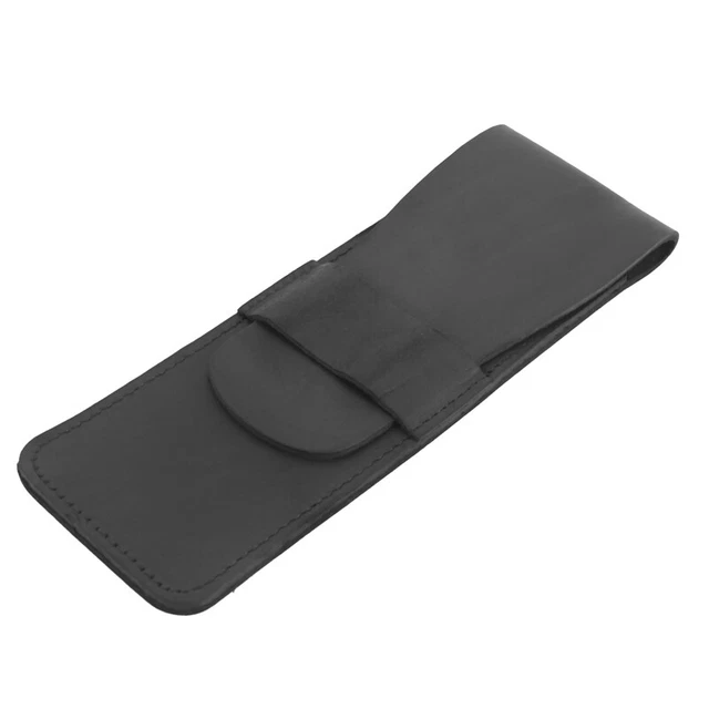 Borsa portaoggetti a matita in pelle fatta a mano pelle bovina supporto a molla W4S8