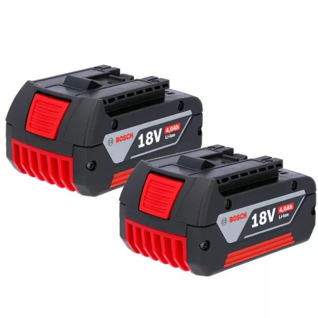 Bosch 1600Z00038 18V Li-Ion 4.0Ah Professional Battery Cool Pack Twin Pack