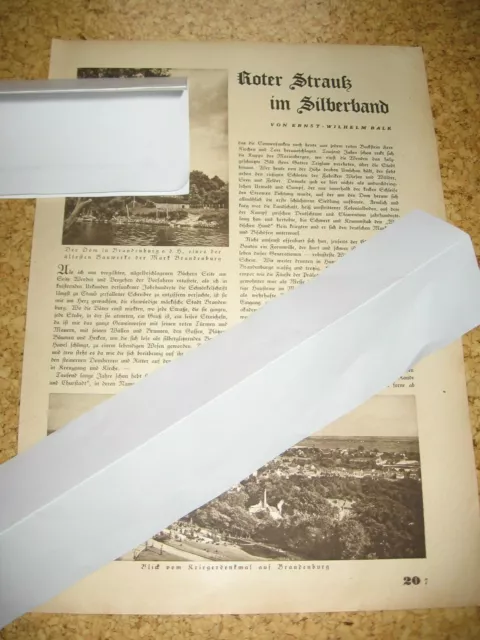 Brandenburg a.d.H. an der Havel Zeitschrift 1934 ORIGINAL