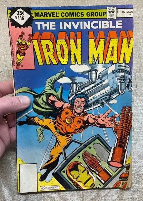 The Invincible Iron Man #118 Comic 1St Appearance of James Rhodes Byrne & Layton