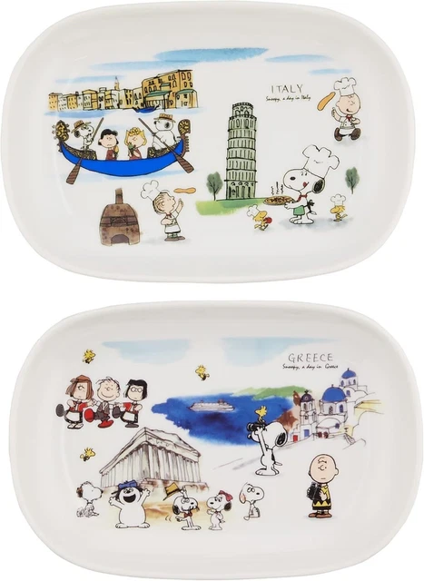 Travel Snoopy Corelle Snoopy Canada PEANUTS SNOOPY OVAL Plate