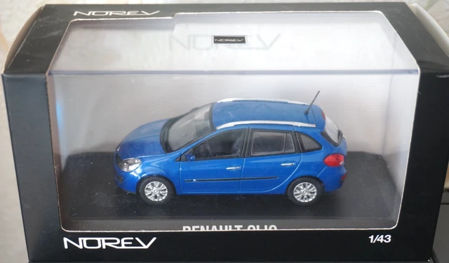 Norev Renault Clio Estate Break gris cassiopée Echelle 1/43