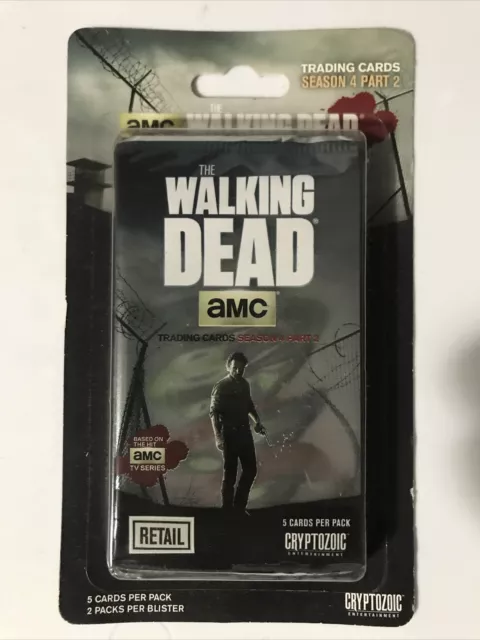 Brand New Cryptozoic Season 4 Part 2  The Walking Dead Trading Cards 2-Packs