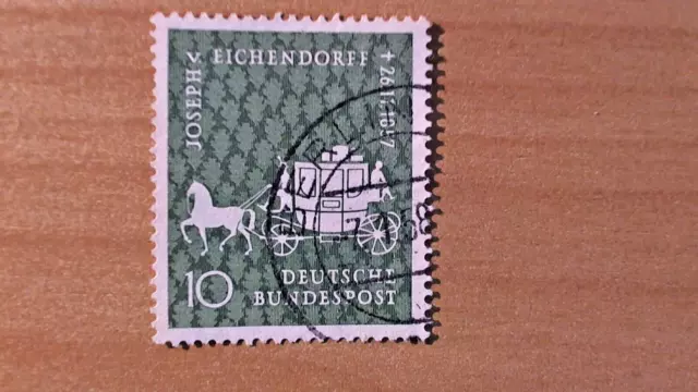 BRD Michel NR.280; 100. Todestag Freiherr von Eichendorf 1957 Vollstempel Berlin