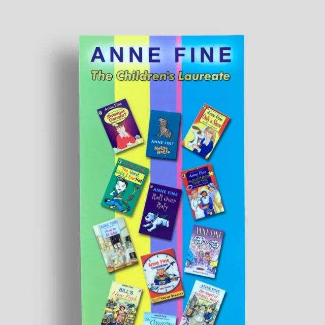 Anne Fine The Children’s Laureate Promotional Bookmark Collectible 3
