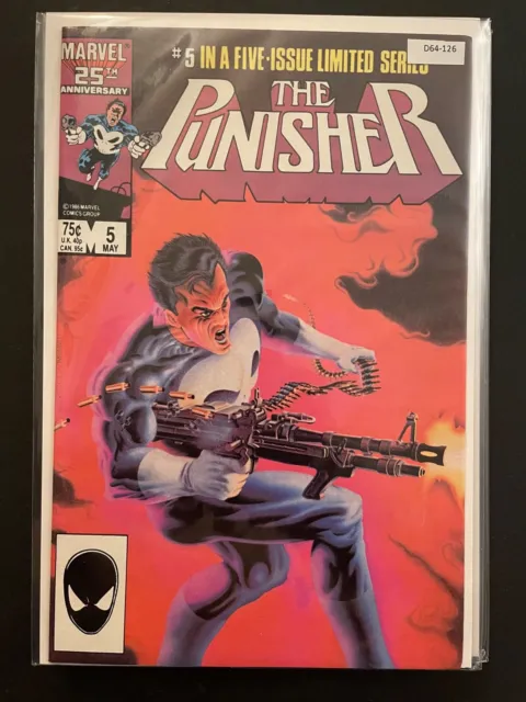 The Punisher 5 Vol 1 High Grade 8.0 Marvel Comic Book D64-126