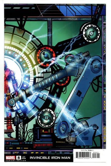 Invincible Iron Man Vol 4 #8 Marvel (2023) Bob Layton Variant Connecting