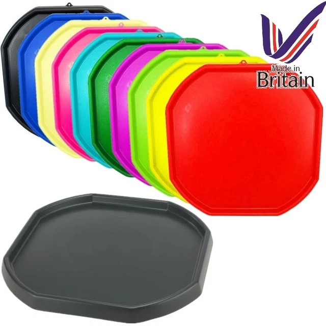 LARGE PLASTIC BUILDER Children Play Colour Mixing Tray Spot Cement