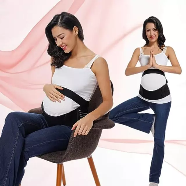 Maternity Belt Pregnancy Belly Band Breathable Adjustable Back Support Belt