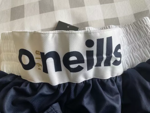 O,NEILLS White/BLUE  Boxing Shorts  ( University of Ulster ) NEW Size L