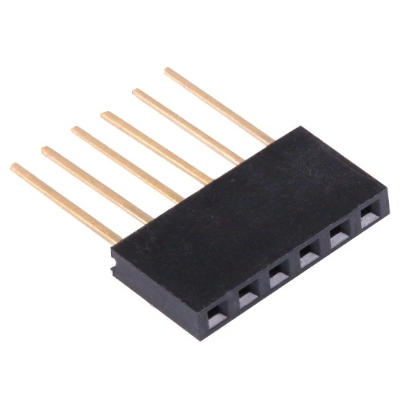PATIKIL 2 Stück 16-Pin Header Stiftleisten 2,54 Mm – Gerade Buchsenleiste Für PCB, Vergoldet, Lötaufsatz Für Lochrasterplatine
