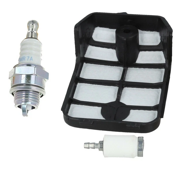 For RYOBI Spark Plug Air/Fuel Filter Garden Home Kit PCN4545 3 Pcs/set