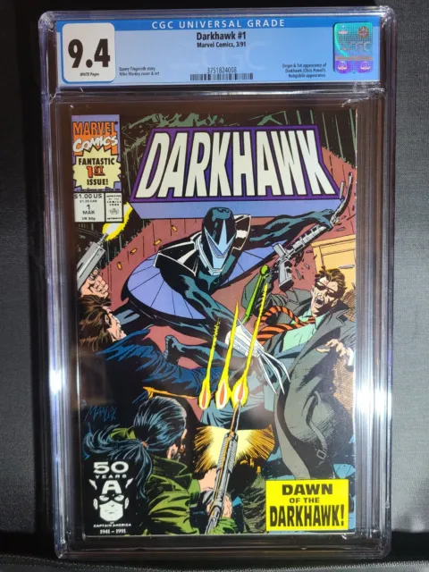 Darkhawk #1 CGC 9.4 NM+ 1st Appearance of Darkhawk & Origin (Chris Powell)