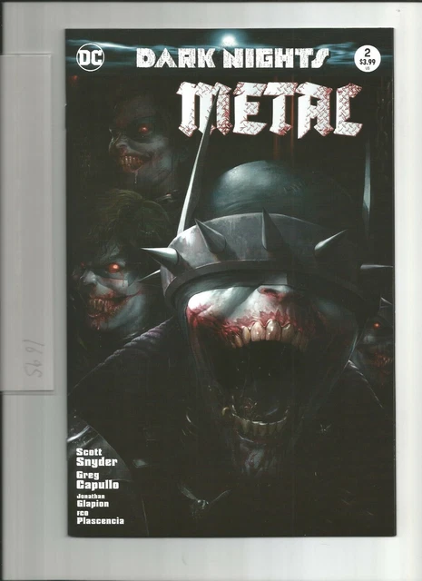 DARK NIGHTS METAL #2, Mattina Trade Dress variant cover, DC Comics 2/2018