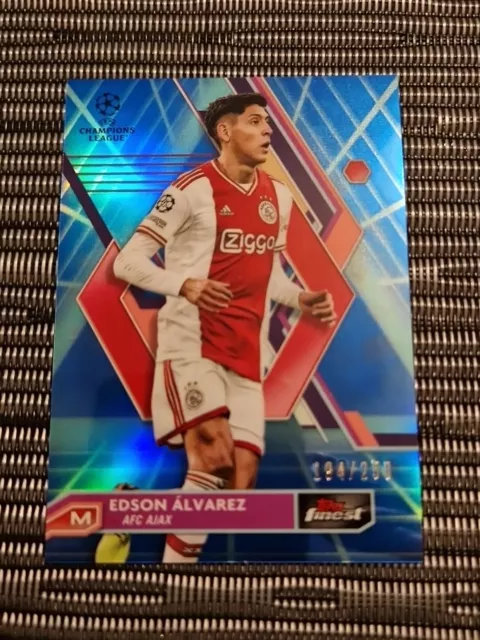 Topps Finest UCL 2022-23 Edson Alvarez /250 Ajax West Ham