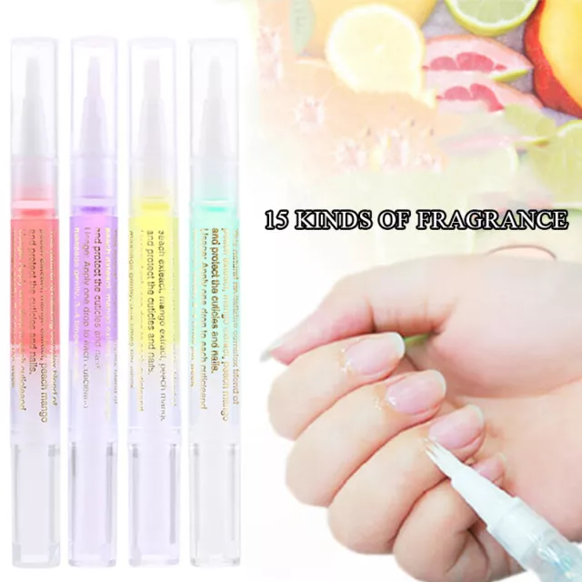 AU AU Nail Art Cuticle Revitalizer Oil Pen Brush Treatment Care Manicure Nutriti