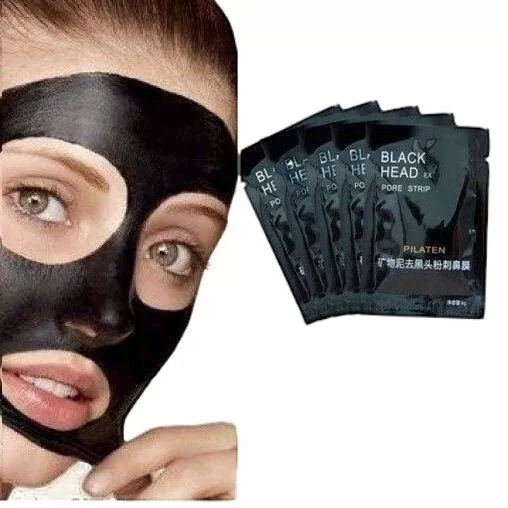 Blackhead Black Head Remover Pore Pilaten Cleansing Strip Face Acne Nose Mask