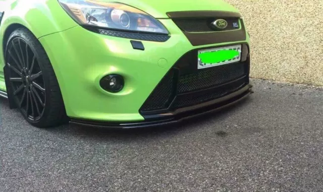 Ford Focus Rs Mk2 Facelift Splitter (08-11) Gloss Black Abs Plaster