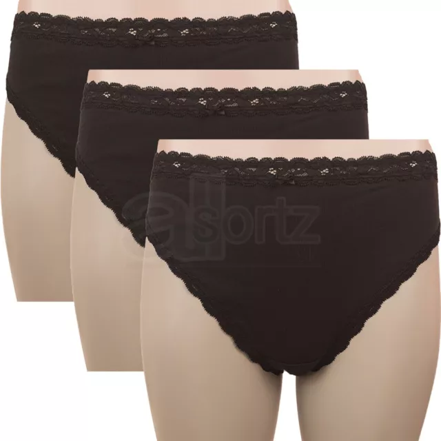 3x Ex M&S women shorts briefs knickers pants Ladies Marks Spencer Lace  underwear