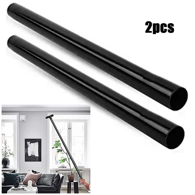 Tuyau D'extension Pour Aspirateur – Diamètre Intérieur 32 Mm, ABS, Gris Foncé, Lot De 2, Connexion Simple