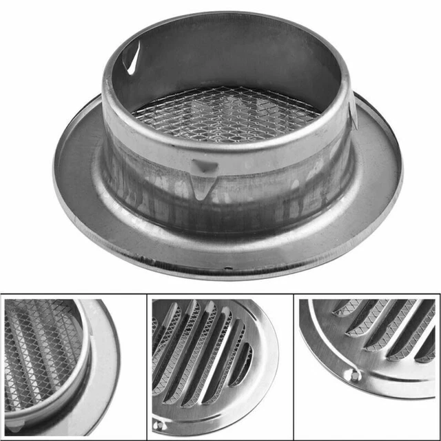 ARBO-INOX Lüftungsgitter Aus Edelstahl (AISI304) – Rund, 82 Mm Durchmesser, 1 Mm Stärke