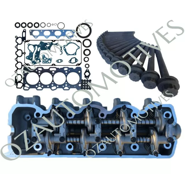 Assembled Cylinder Head 4G54 8V Fits Mitsubishi Starwagon+Gasket Kit+Bolts Set