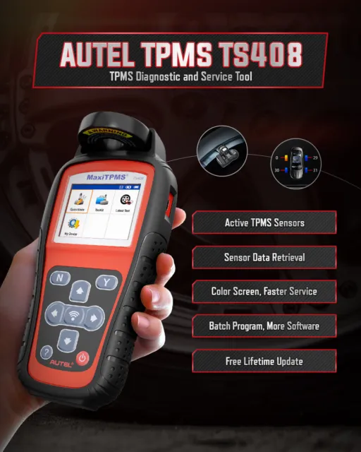 Autel MaxiTPMS TS408 Auto Diagnóstico Sensor Presión Diagnostic Activación TPMS 2