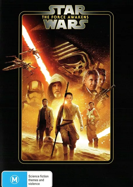 Star Wars (The Force Awakens *New Artwork Cover* Dvd - Sealed + Free Post)