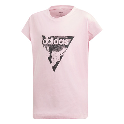 Adidas Ragazze T-Shirt Formazione Essentials Larga Tee Giovane Stile Moda DV0345
