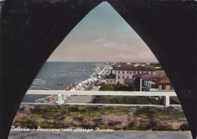 BELLARIA DI RIMINI - Panorama dall'Albergo Marconi 1954