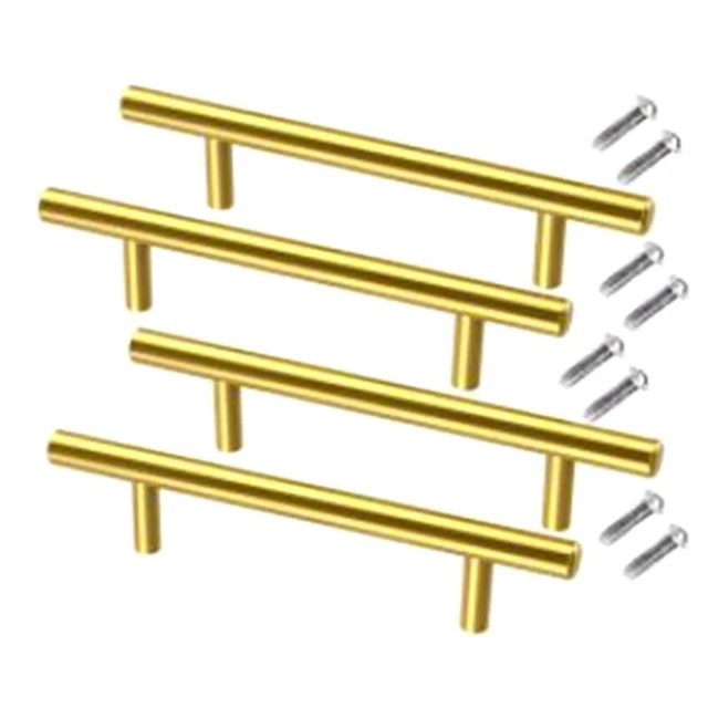 4 PIEZAS Manijas de oro Bandeja de resina Moldes Manijas de bandeja epoxi Manijas Hardware StaiM5