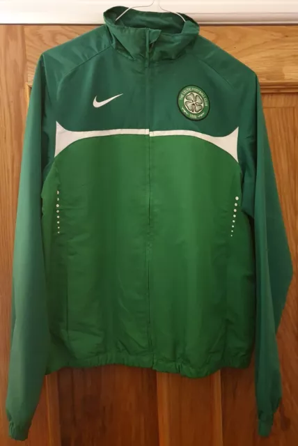 Glasgow Celtic FC Football Track Jacket Training Soccer Nike Size Mens Medium M