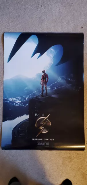 DC Comics THE FLASH Theatrical Teaser Movie Poster 27x40 DS Original Batman