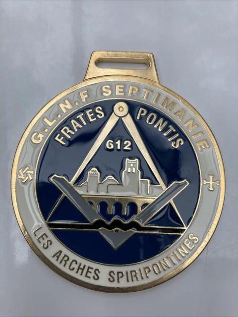 Médaille Franc-maçonnerie – Objet De Collection – Réf 91