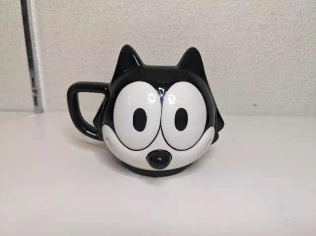 FELIX THE CAT face mug Discontinued Item 2008 Made of ceramic Used JAPAN