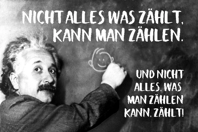 ALBERT EINSTEIN TAFEL Spruch 1 Blechschild Schild gewölbt Tin Sign 20 x