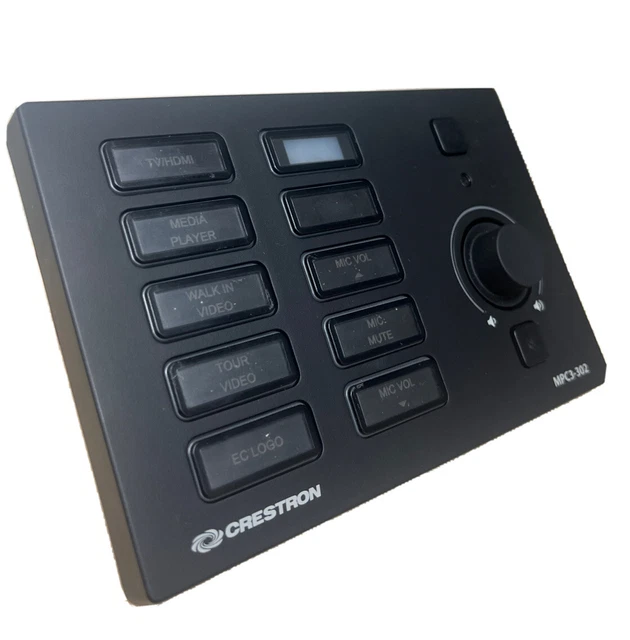 CRESTRON 3-SERIES MEDIA Presentation Controller - Black (MPC3-302) $790 ...