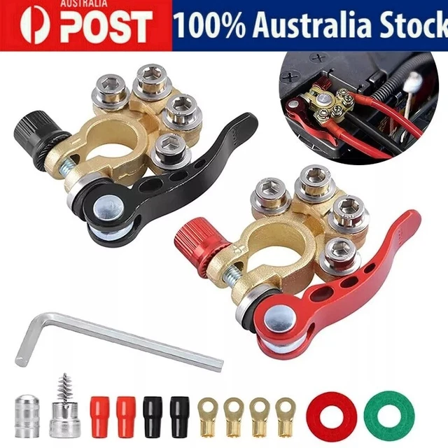 Kodilin Car Battery Terminal Connectors, 2 Pairs 4 Way