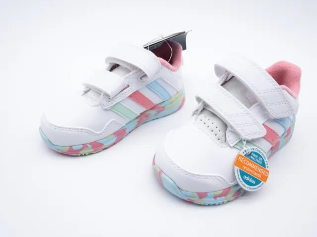 Adidas Snice 4 Cf I Unisex Bambini Scarpe Casual Bianco Tgl 22 Eu Art. 176 - 10