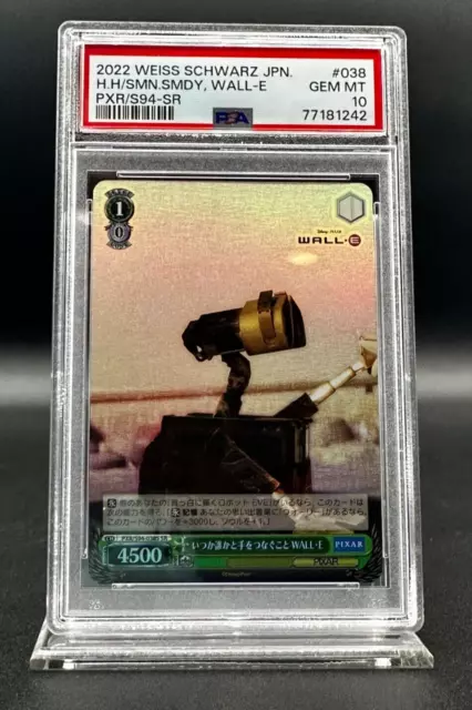 Weiss Schwarz Disney Pixar WALL-E SR Japanese Card PXR/S94-038 PSA 10