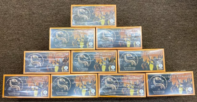 PANINI Mortal Kombat 100-Pack Sticker Box FACTORY SEALED LOT OF 10 BOXES!