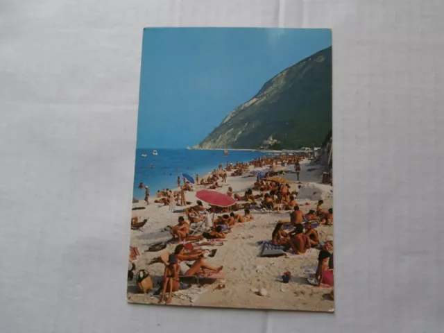 Cartolina Riviera Del Conero Portonovo La Spiaggia Animata Viaggiata