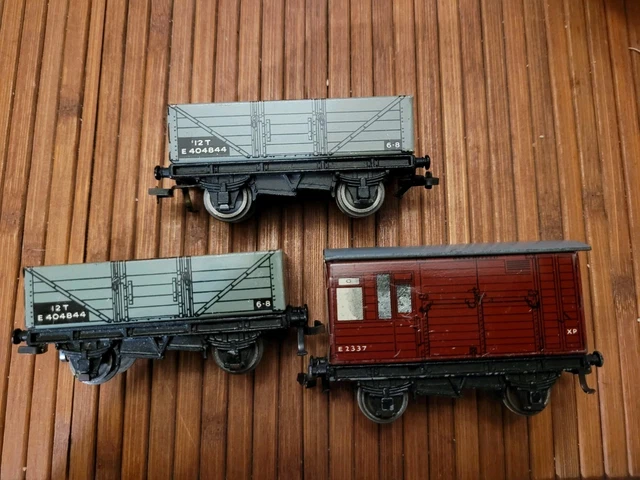 HORNBY ÉCHELLE O WAGON GRUE TO LIFT 10 TONS BON ÉTAT TÔLE
