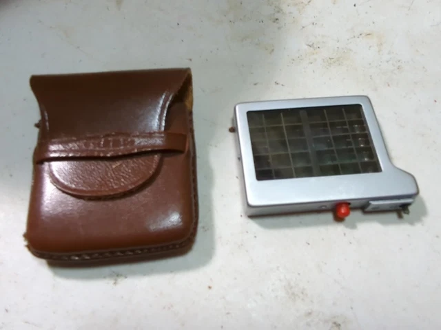 VINTAGE LEICA LIGHT METER BOOSTER with leather pouch.